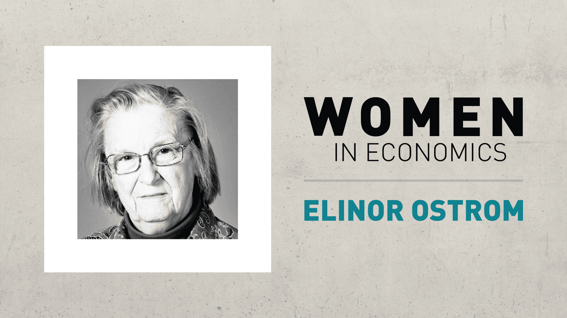 Elinor Ostrom
